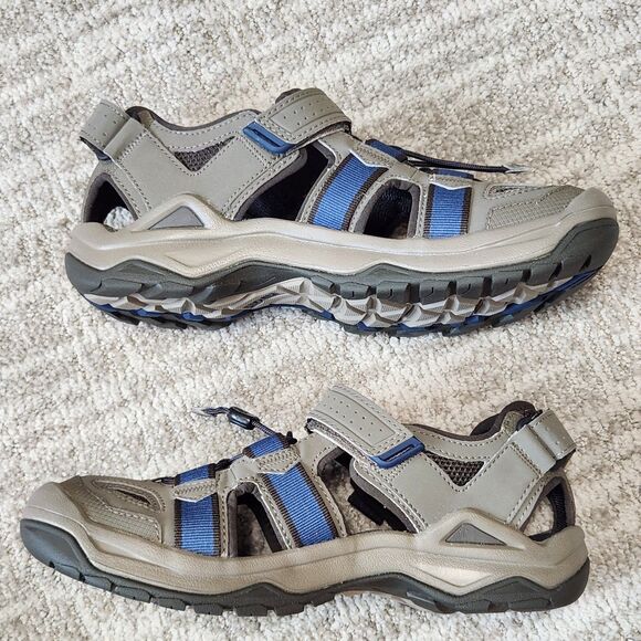 Teva men\'s Omnium 2 Water Hiking Sandals gray blue size 8 NWOT/Box main image 9